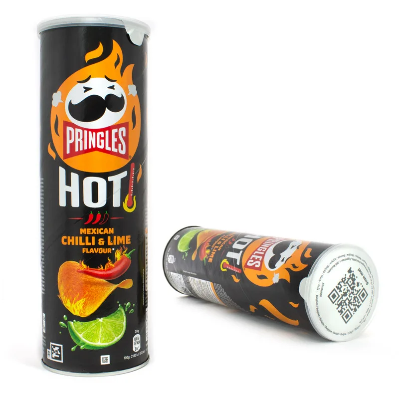 3. Pringles HOT - MEXICAN - CHILLI & LIME FLAVOUR PACK. 160 GR UD.