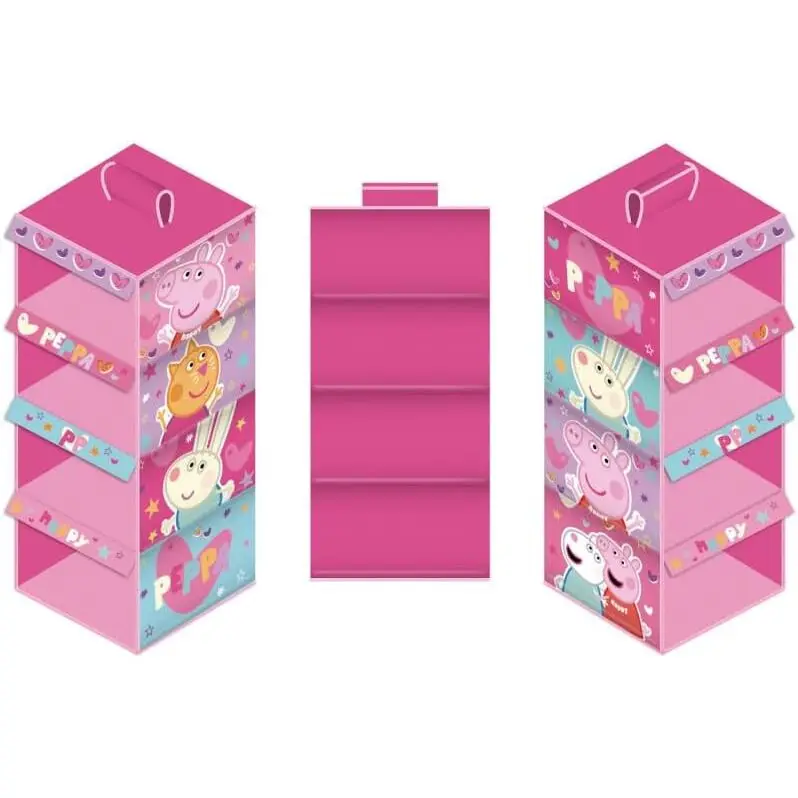 Arditex Organizador Peppa Pig Armario 4 Huecos 29 X 28 X 65 Cm - Organización Eficiente