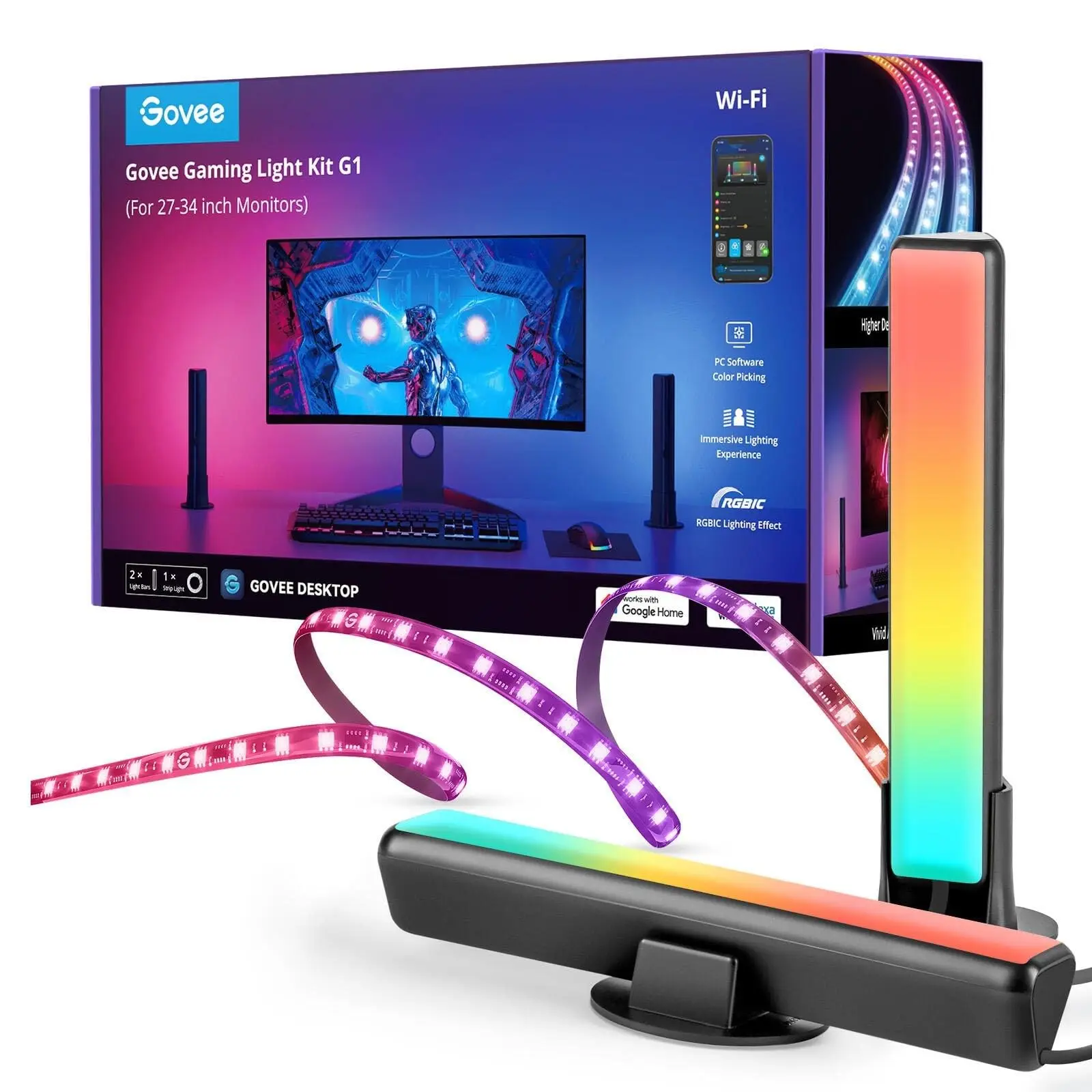 Govee PC Monitor Pro Kit for 27 Inch -34 Inch Monitor