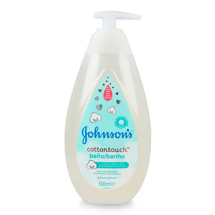 Johnsons Cottontouch™500 Ml newborn bath-hypoallergenic soap with pure cotton