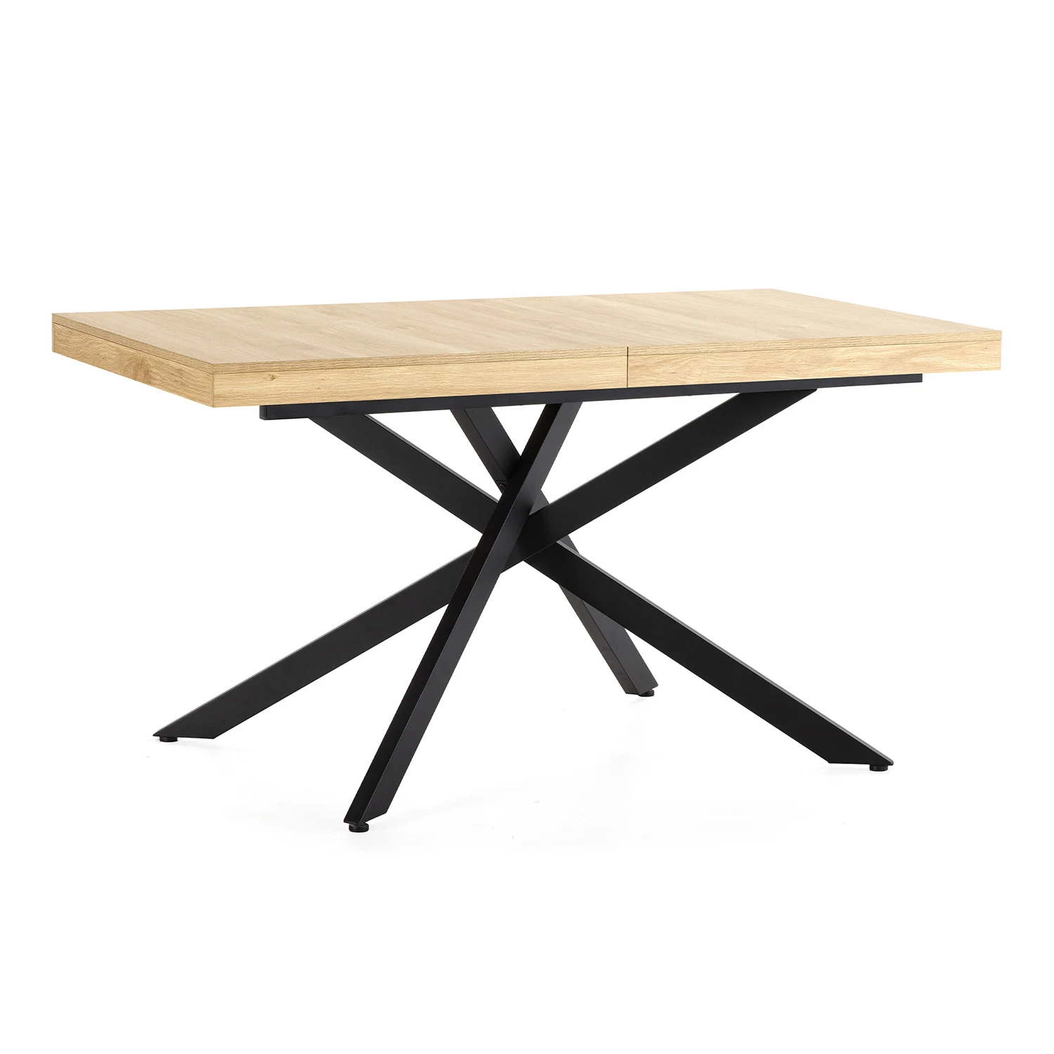 Mesa de Comedor Extensible Palermo Color Roble, 140-180 cm