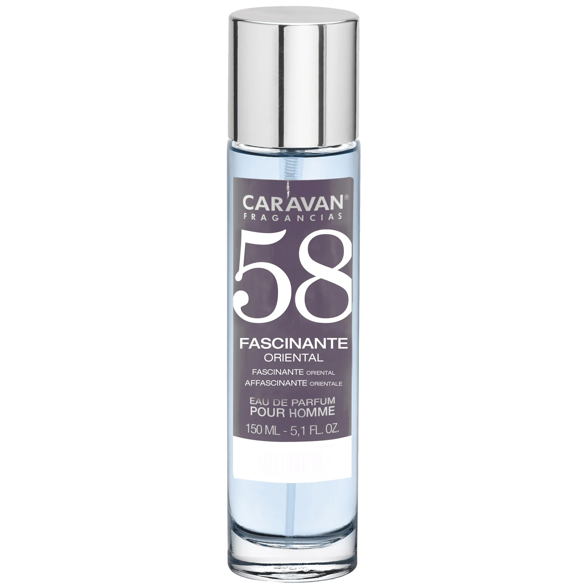 Caravan Perfume de Hombre Nº58 - 150ml. Aroma Fresco y Seductor con Notas de Cedro y Marinas