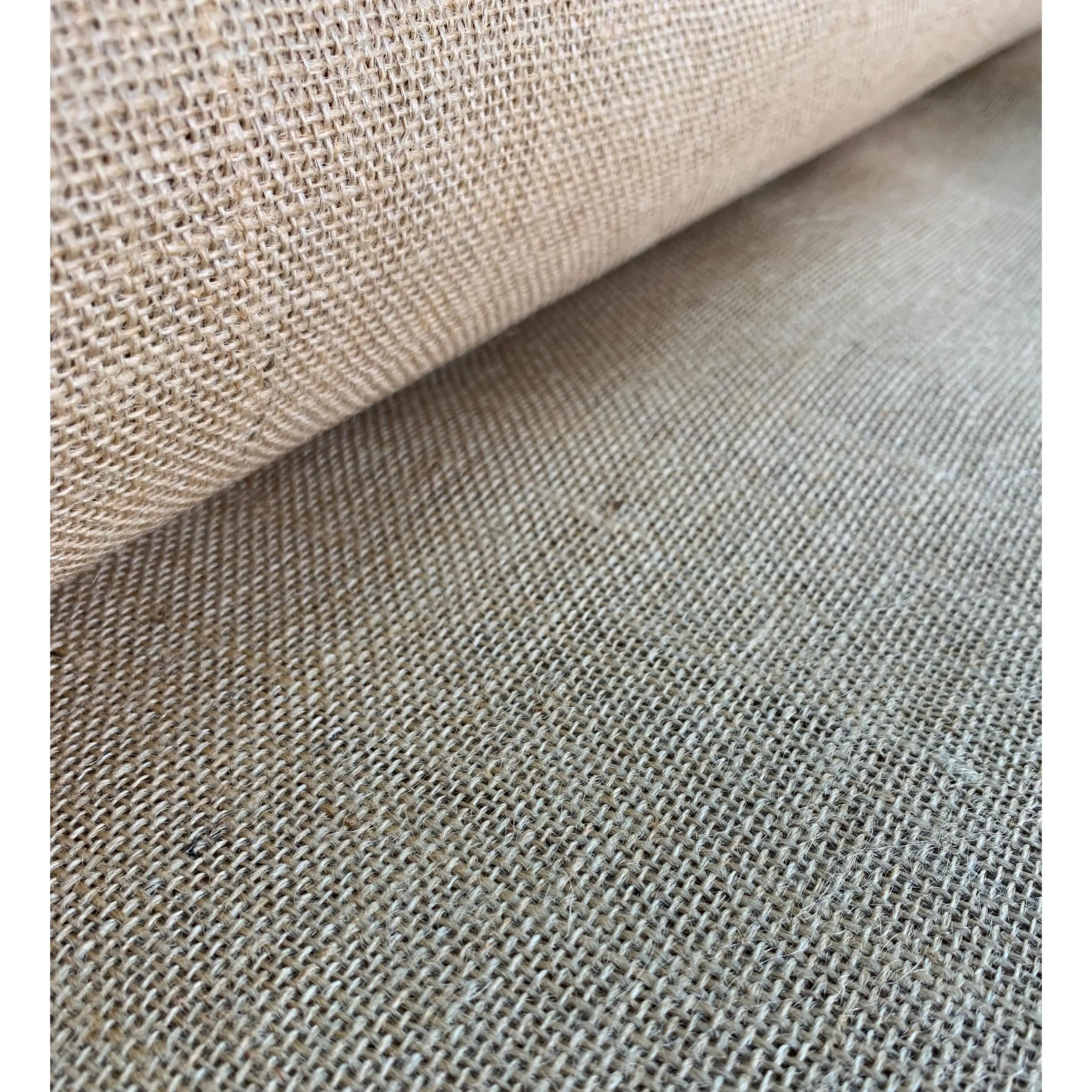 Tejidos Ortuño- Tela de Arpillera Yute Natural ,Tela de Saco) para decoración de eventos, ceremonias, manualidades, Tela 1m x Ancho 150cm