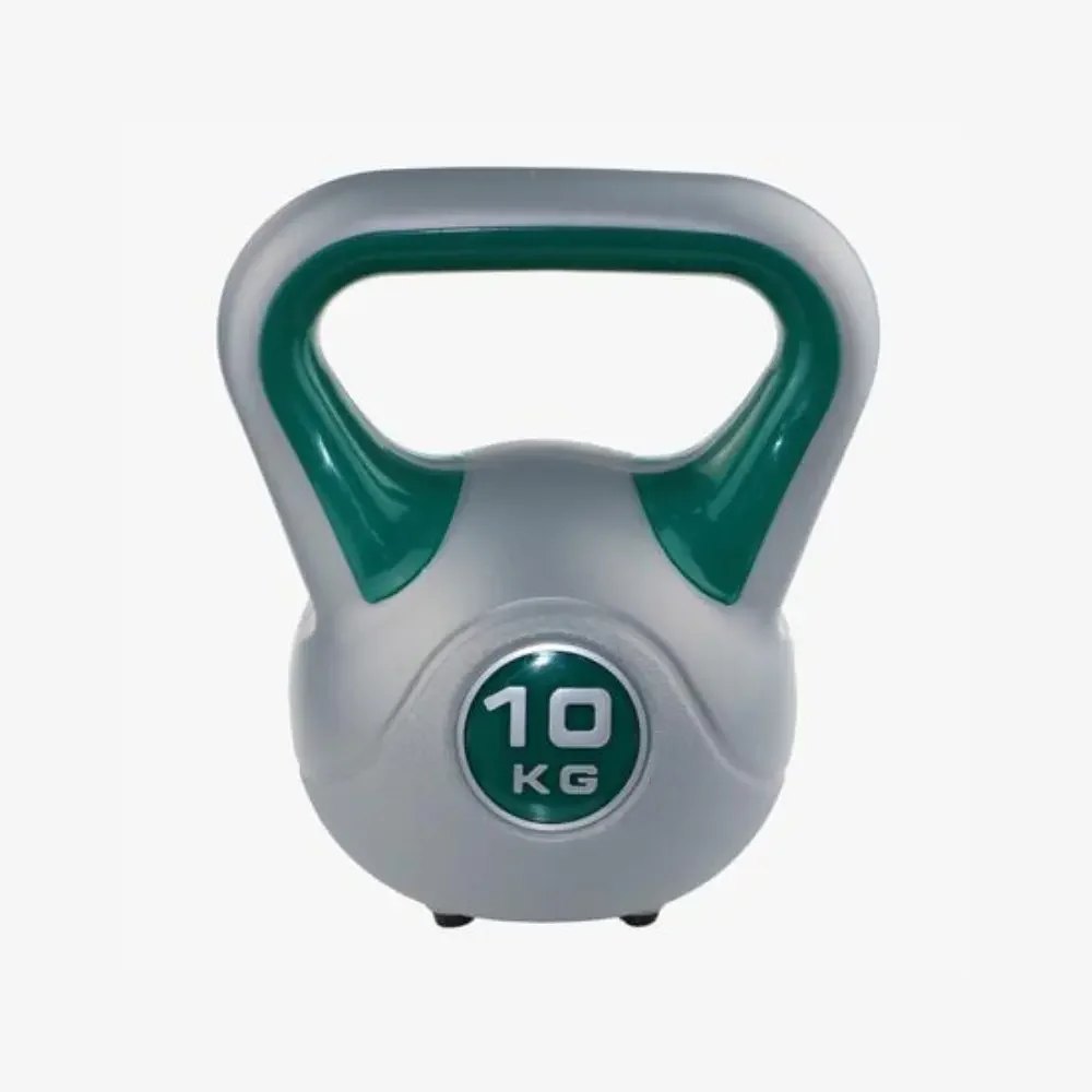 Kettlebell Pesa Rusa Fit 10KG con Asa Antideslizante - Diseño Ergonómico
