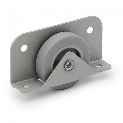 RUEDA PEBERA KIOTO ARO DE GOMA GRIS Ø40 T19 PARA TABLERO DE 19mm.