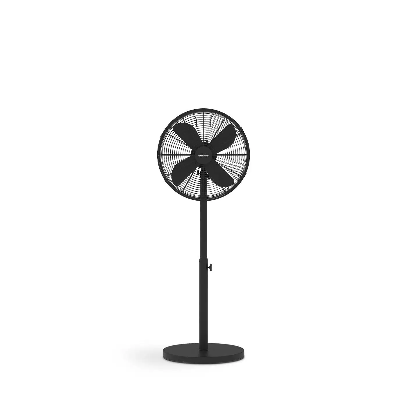Create - 50w oscillating standing fan - 3 speeds - copper motor - air stand easy