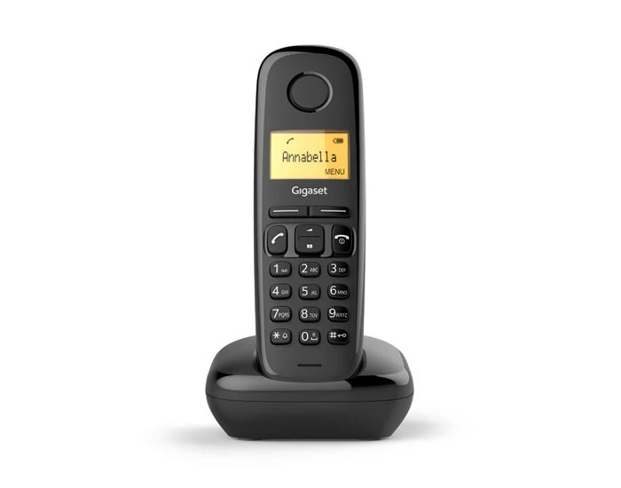 Gigaset A170 Teléfono DECT/analógico Identificador de llamadas Negro