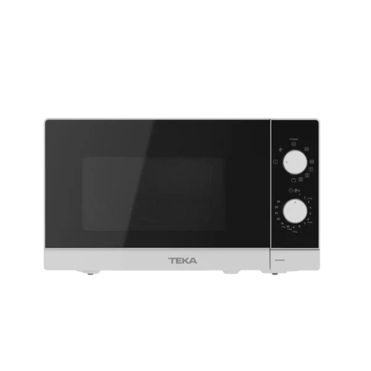 Microondas Teka MWFS20G 700W 20L con Grill 4 funciones blanco/negro