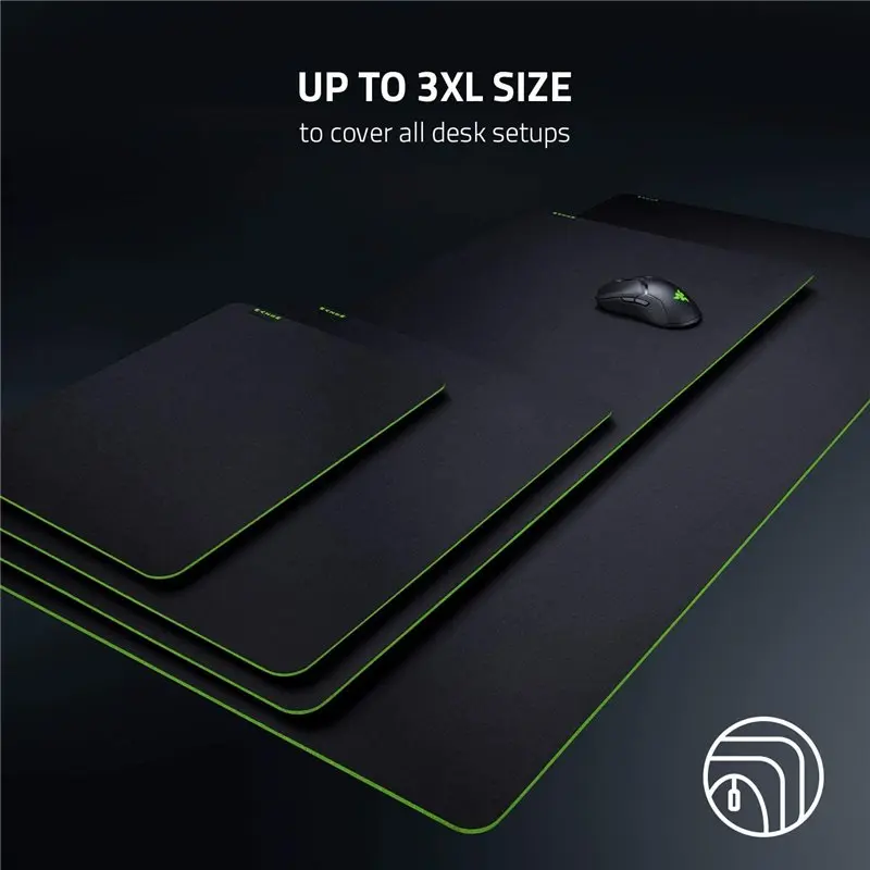 Razer Gigantus V2 Medium Gaming Mouse Pad with Anti-Slip Cloth Surface for Enhanced Control and Comfort, Perfect for Gaming and Office Use.
