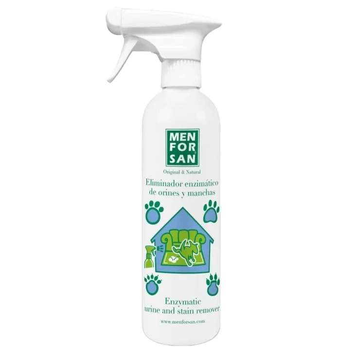 Menforsan Eliminador Enzimático de Orines y Manchas de Perros y Gatos - 500ml