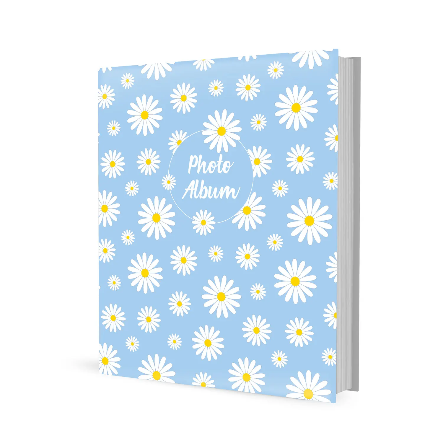 Lydsto Álbum de Fotos Suave y Duradero con 48 Bolsillos para Fotos de 13x20cm - Diseño Daisy Dreams