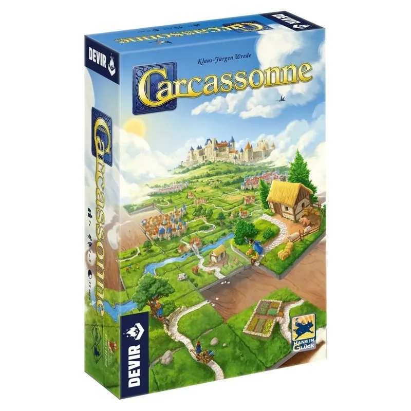 Devir Carcassonne PEGI 7 board game-old and Popular