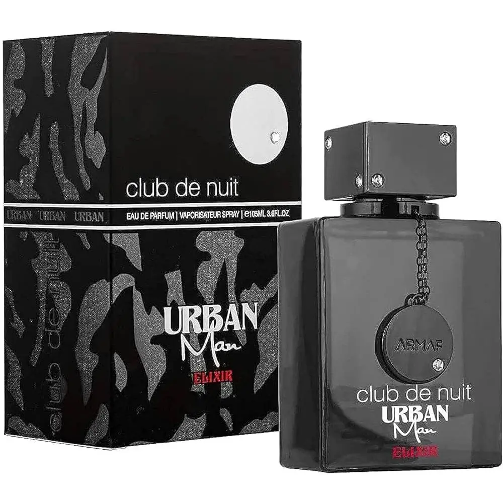 Club de Nuit Urban Elixir de Armaf 105 ml - Perfume Masculino Unisex Eau de Parfum, Fresco y Sofisticado con Notas de Bergamota, Lavanda y Ámbar, Hecho en Dubai. PERFUMES ÁRABES ORIGINALES