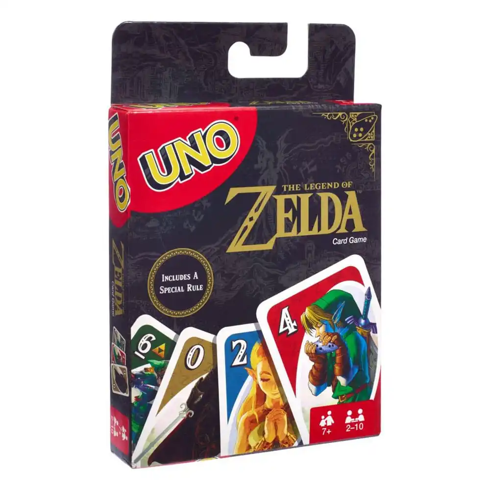 Mattel Games UNO The Legend of Zelda - Juego de cartas edición exclusiva con regla especial