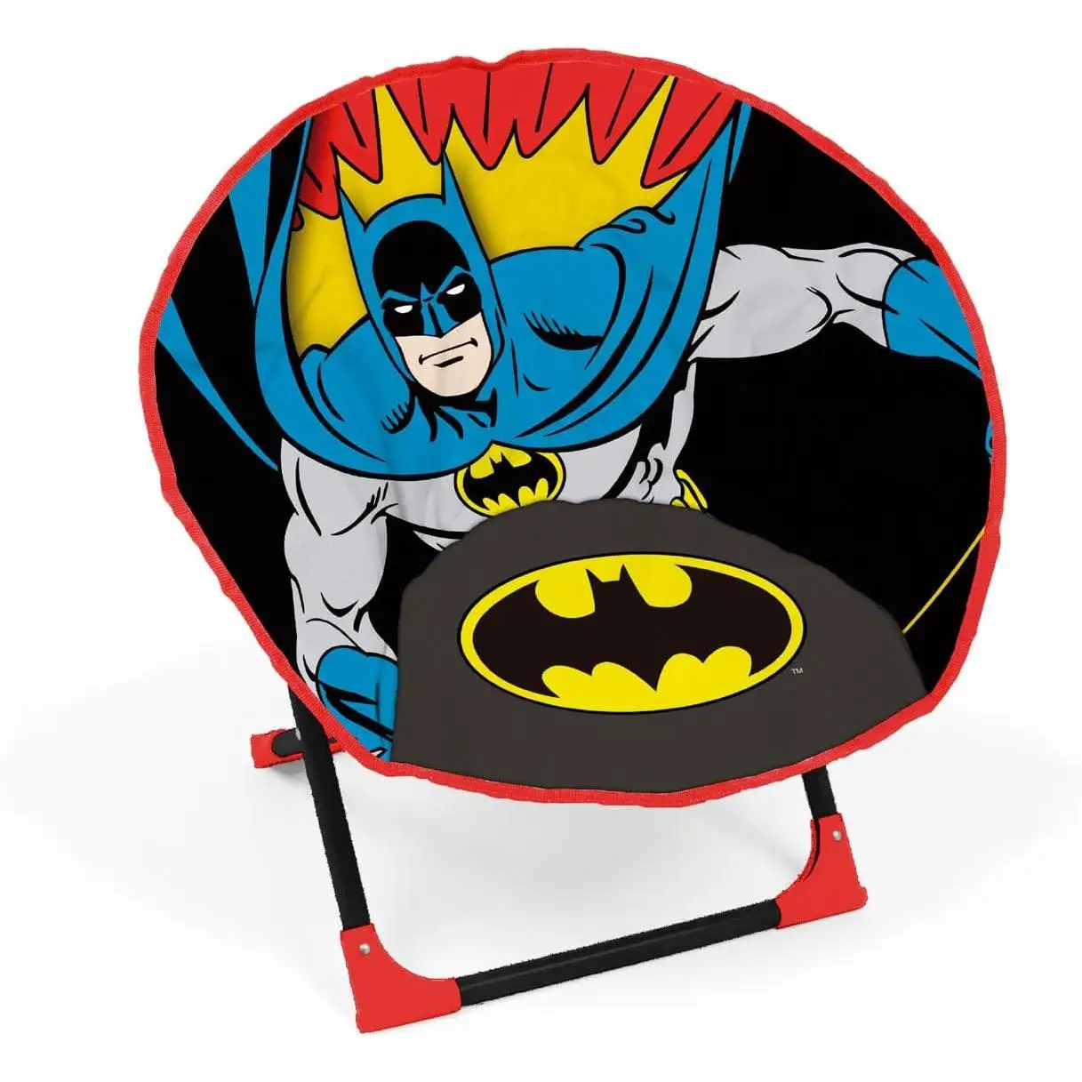 Arditex Silla moon plegable Batman Dc Comics 50 x 50 x 50 cm mobiliario infantil