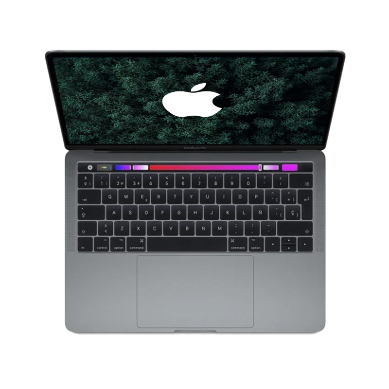 Apple macbook pro 13" retina touchbar (2020) space gray / m1 chip 8 core apple / 8gb ram / 256 gb ssd / es