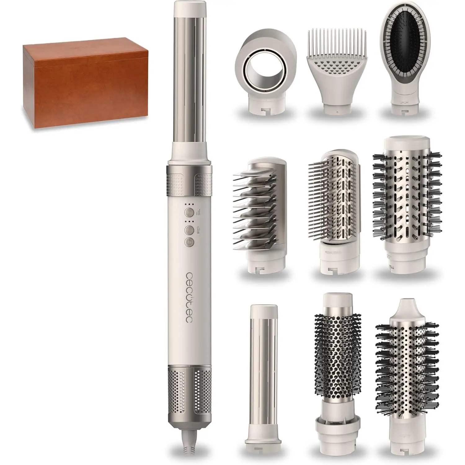 Cepillo De Aire Cecotec Bamba CeramicCare 10in1 AirGlam Cham