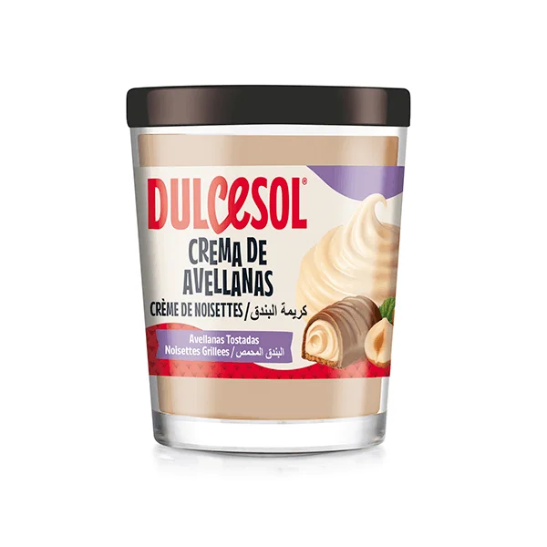Dulcesol Crema de Avellanas - 3 botes de 210 gr cada uno