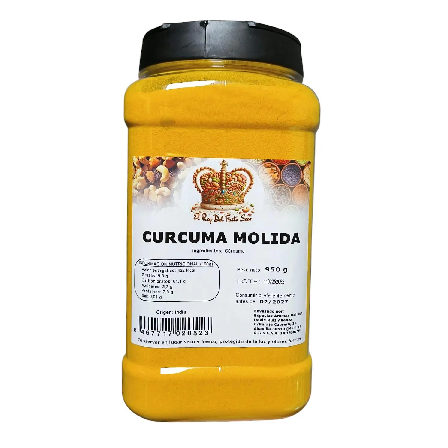 Turmeric powder 950 gr-Curcuma spice-give Color and flavor to your dishes