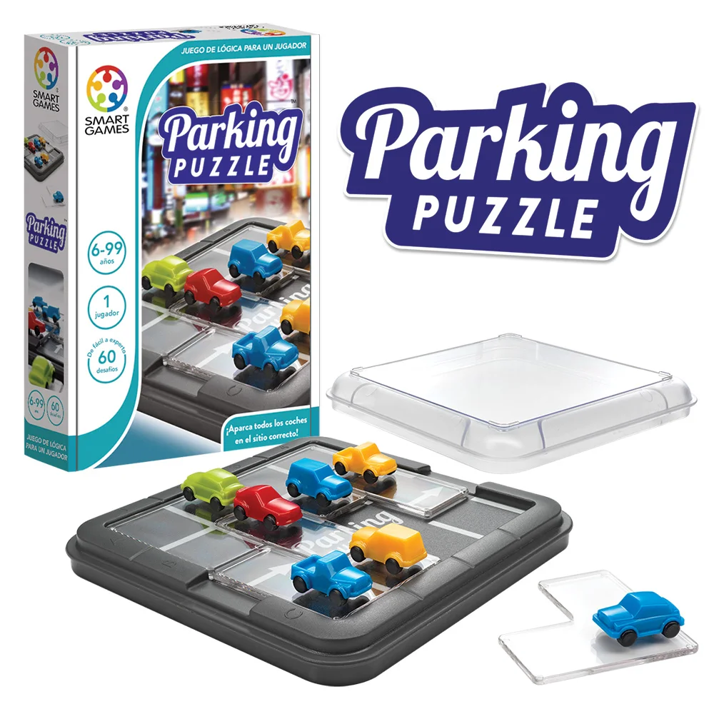 Smartgames Parking Puzzle | Juguetes Educativos | Juego De Mesa | Rompecabezas Niños