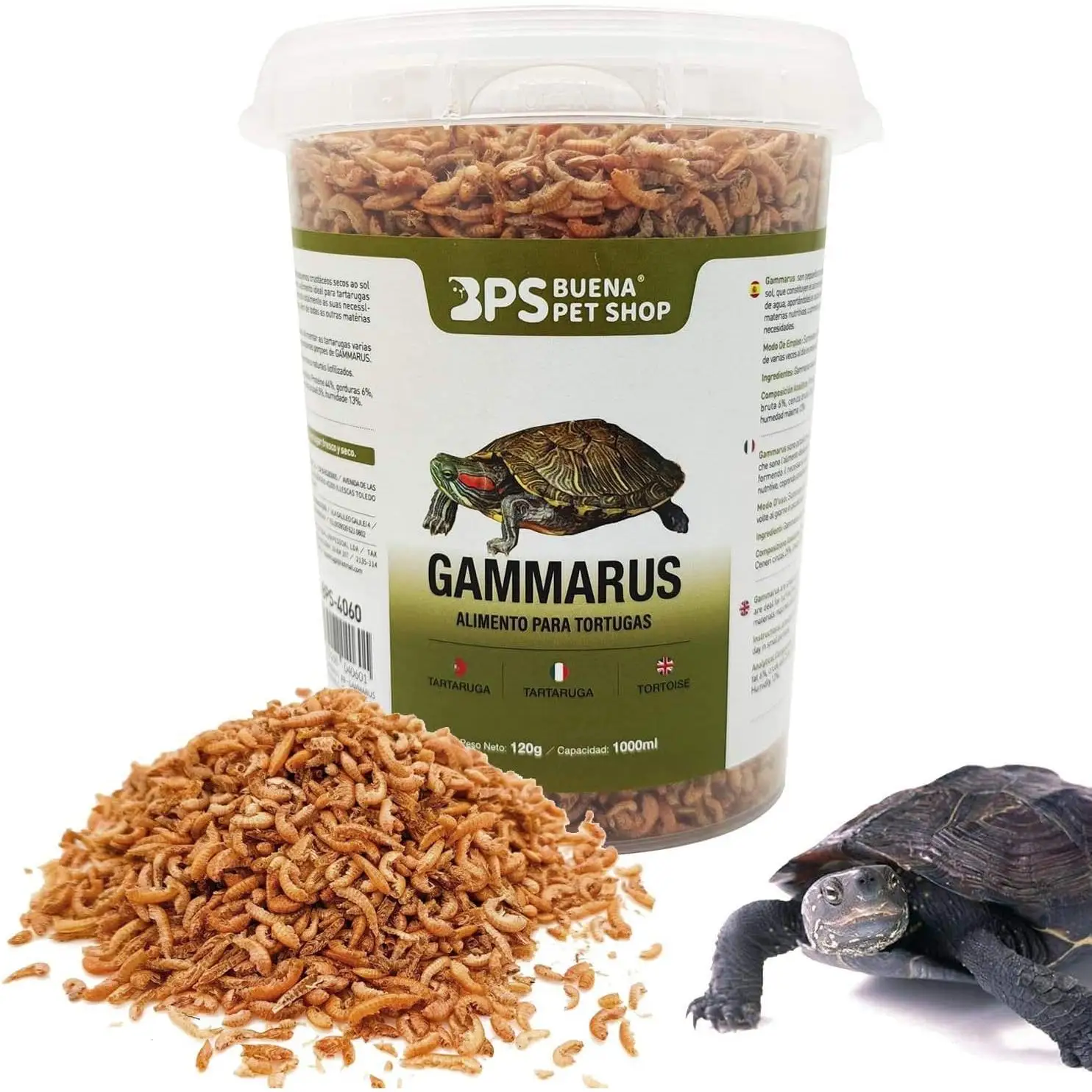 Bps Food for Turtles, Gammarus, Turtle Terrapin Food, 5 Different Models to Choose From, Protein, Vitamins, Growth, Strong, Smell, Diseases, Scrubber, Muscles, Healthy, Natural, Rich, Flavor, Stick, Prizes, Diet, Quality,