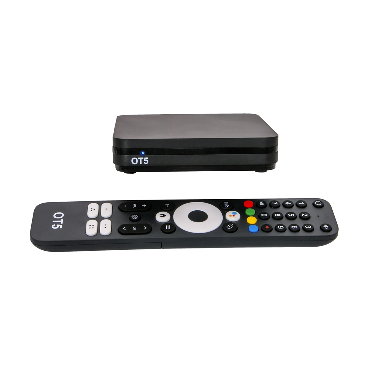 Ostark ot5 4k, compatible with iptv amlogic m3u s905x4, plex 2.4g+5g wifi, av1, usb 3.0, usb 2.0, emmc, h.265 hevc ot5 s905y4 ot3. Shipping from spain.