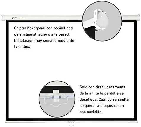 PHOENIX PH200 112 folding projector screen