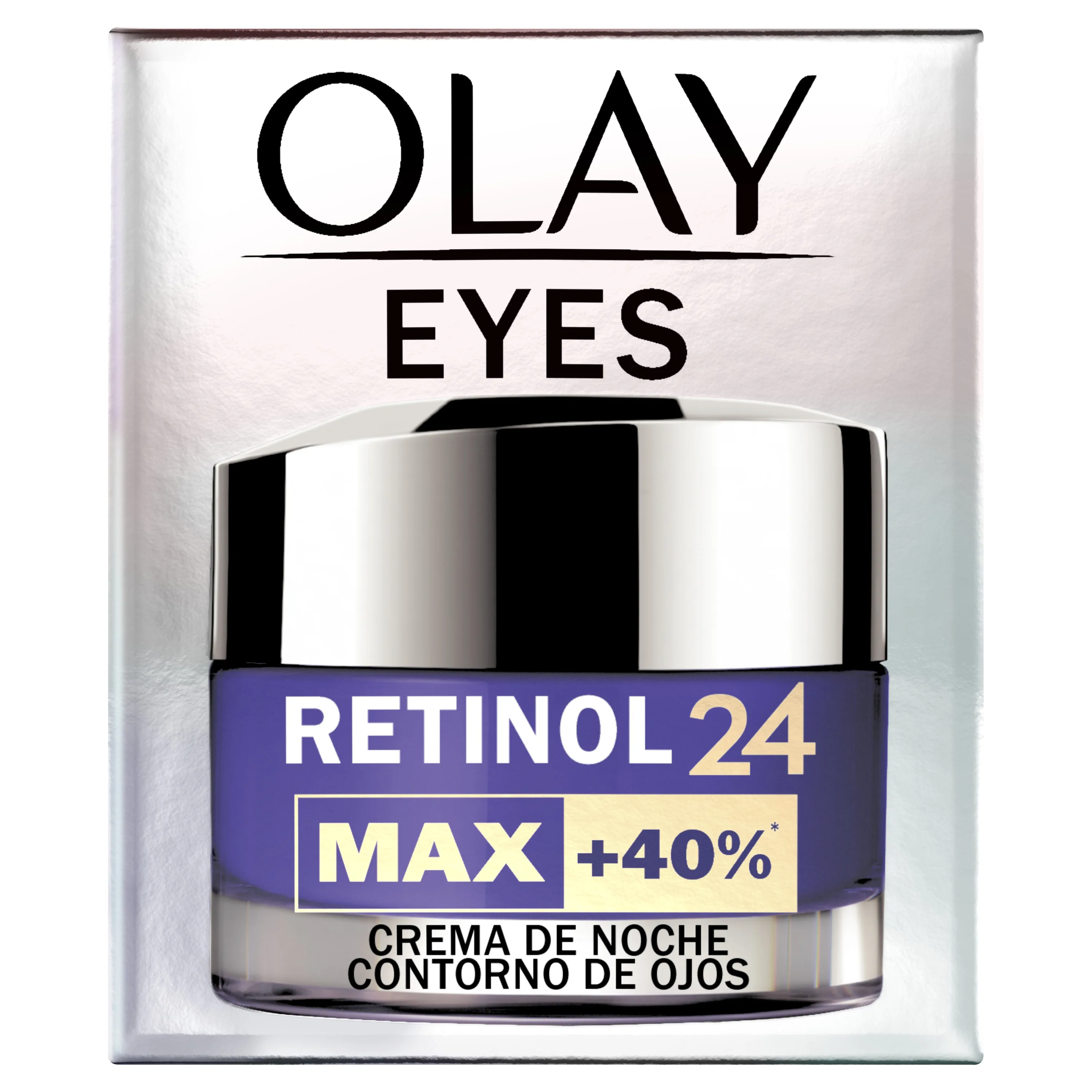 Olay Regenerist Retinol 24 MAX evening eye contour cream, with complex retinoid and niacinamide (vitamin B3) for smooth and radiant skin in 14 nights, unscented, 15 ml