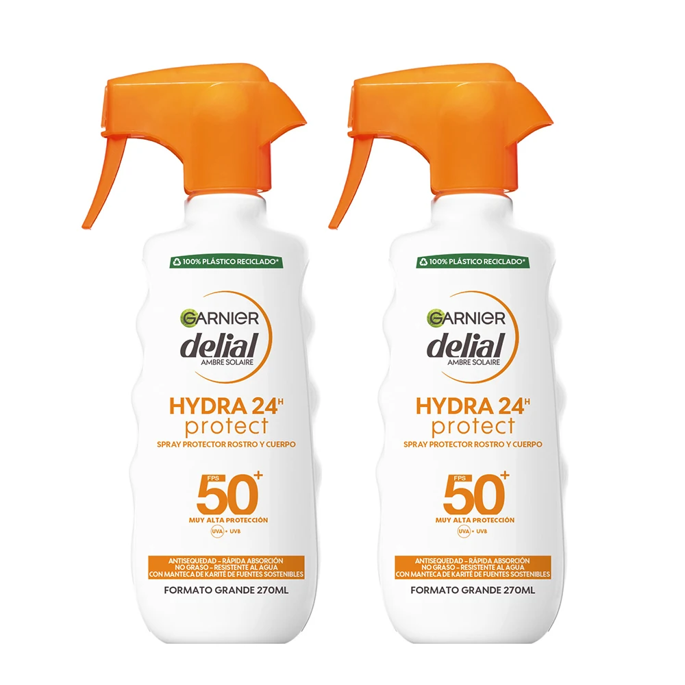 GARNIER | Delial Spray Protector SPF 50+ HYDRA 24 Protect Muy Alta Protección Resistente al Agua, Fórmula Hidratante… — oferta en AliExpress