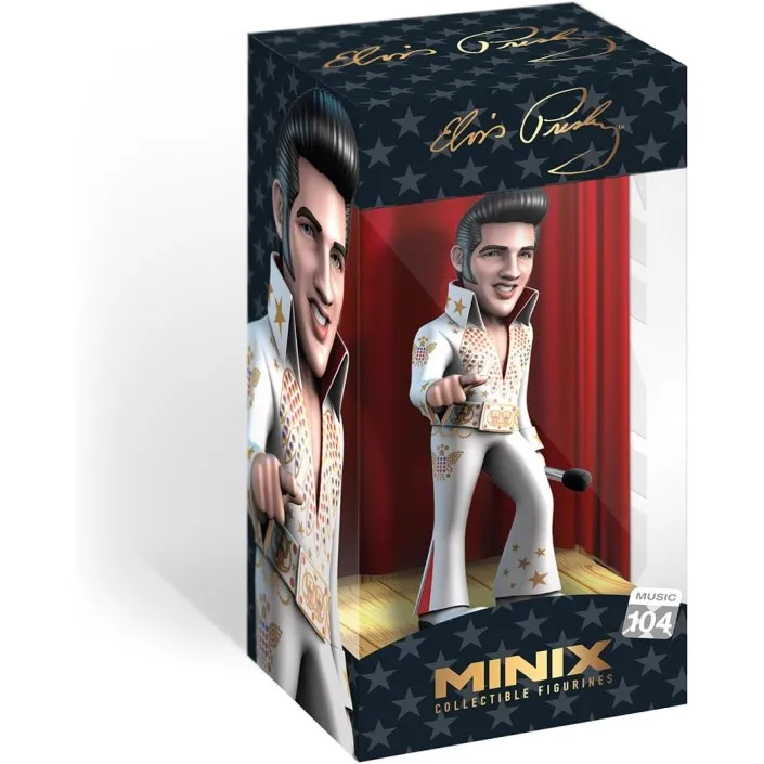 Minix elvis figure model 104 - original - collectible miniature figures for display - gift idea - official merchandise - toys for children and adults - fans