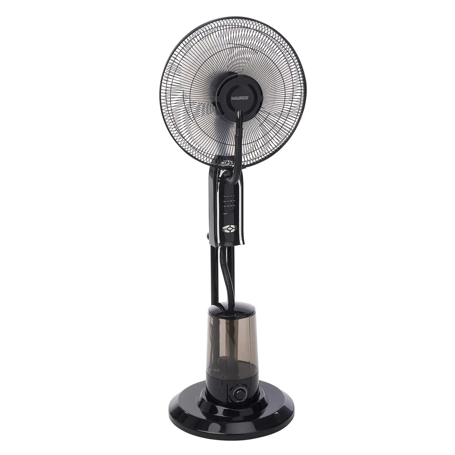 Maurer Ventilador Nebulizador MAURER, Aspas Gran Tamaño, Motor Cobre, Temporizador