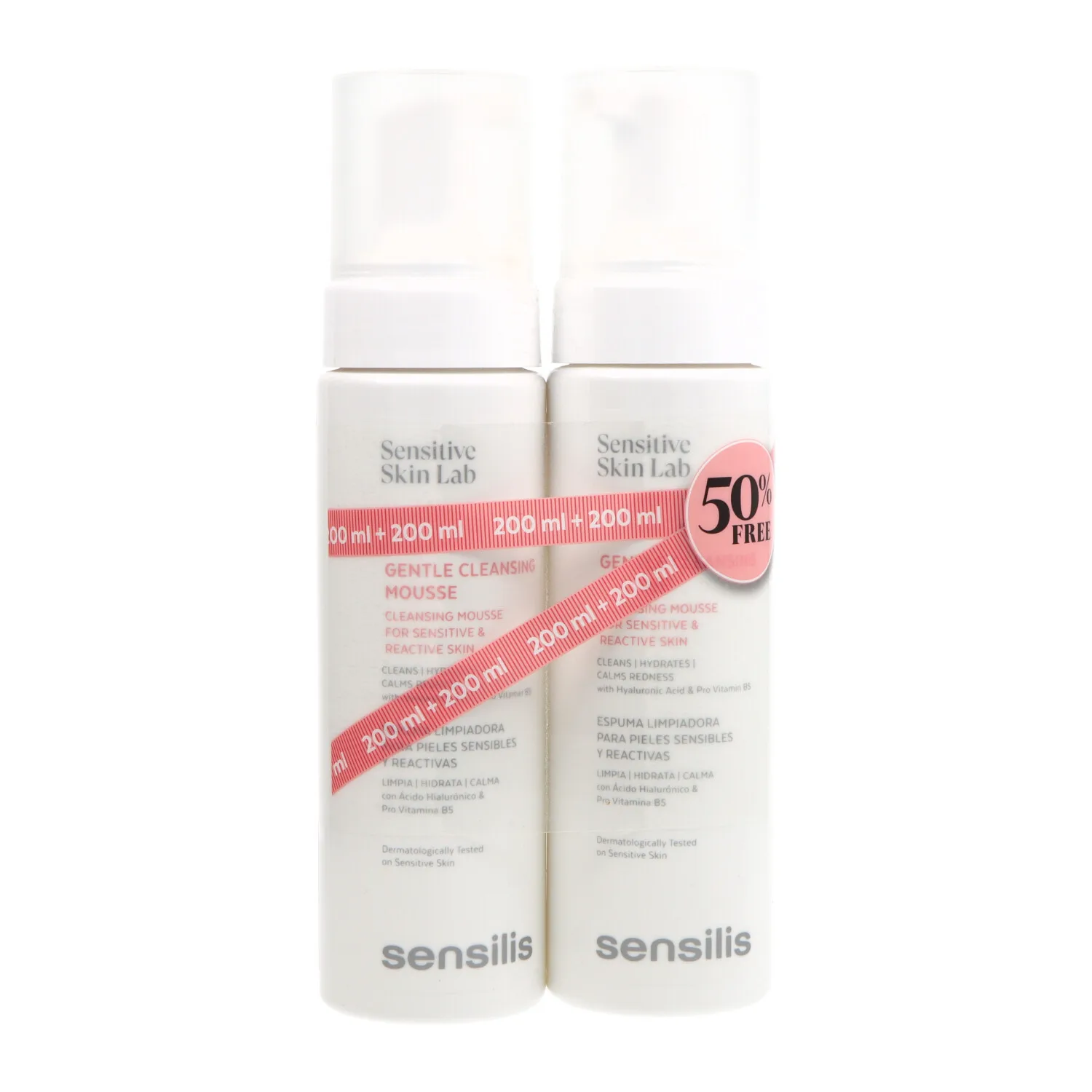 Sensilis Mousse Limpiadora Piel Seca Y Sensible 2X200 Ml - Imagen 4