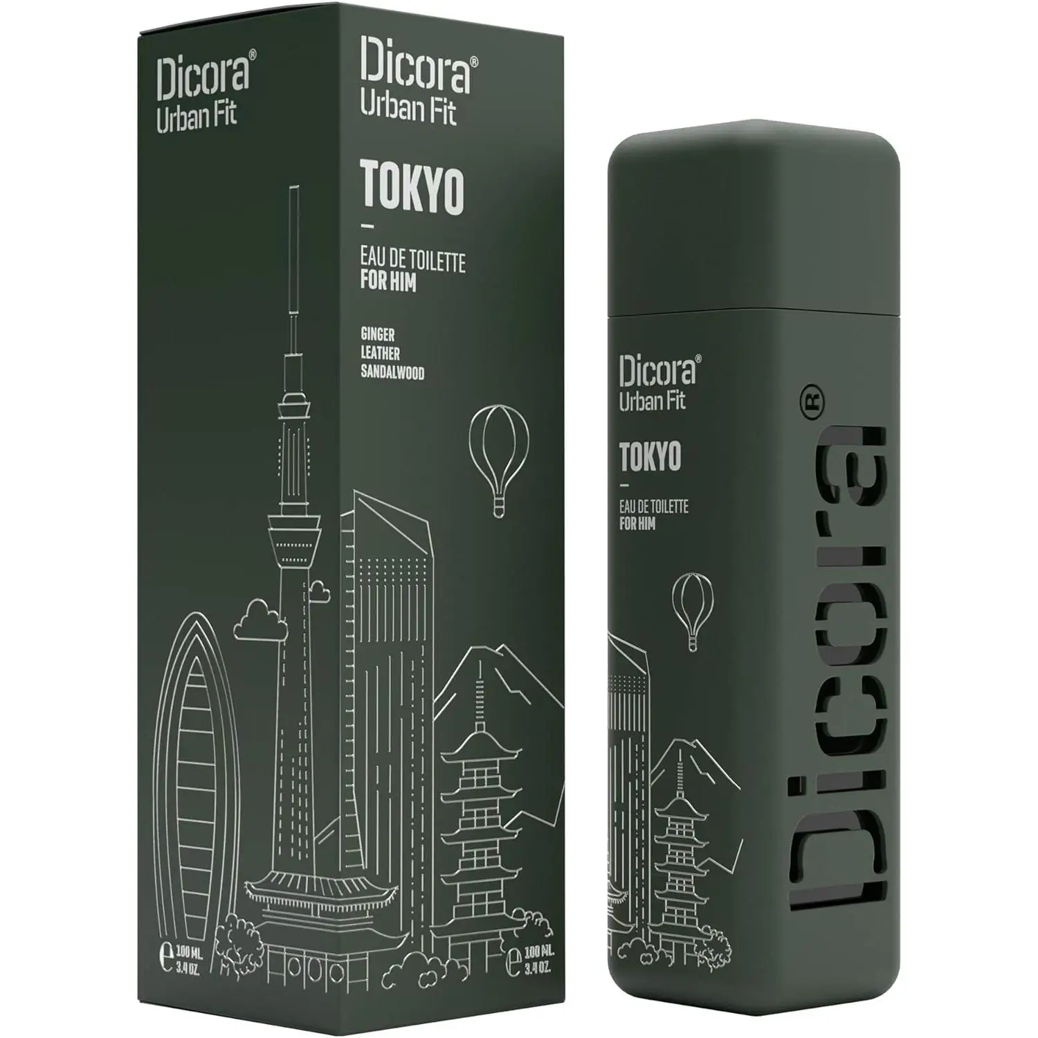 Colonia EDT Dicora Urban Fit Tokyo para hombre 100 ml