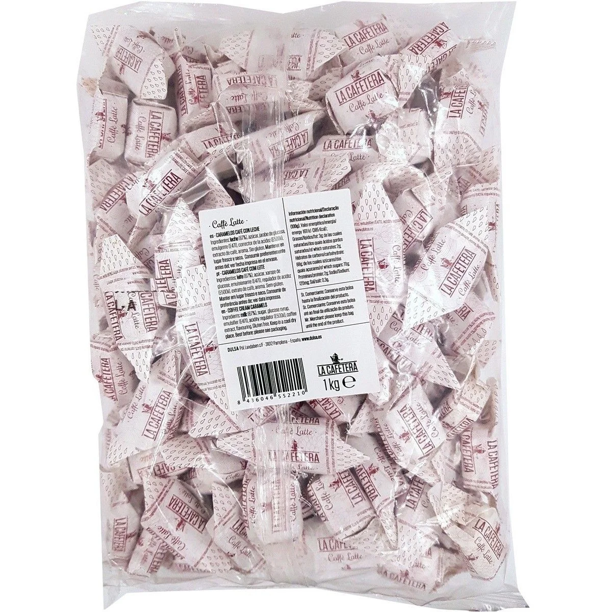 Candy la coffee maker 1k bag hard candy (coffee, milk) - 1000 gr.