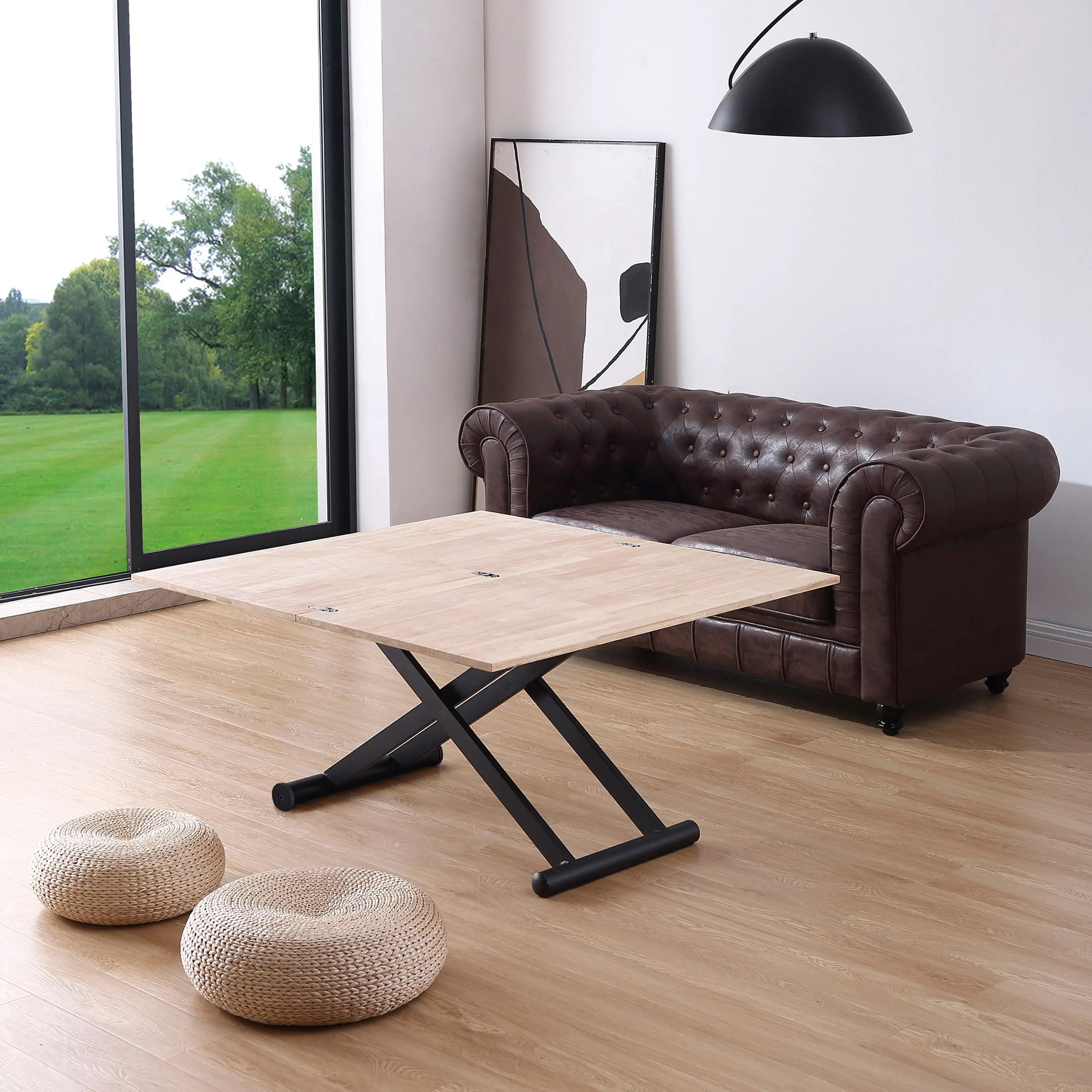 Katia extendable lift-up coffee table