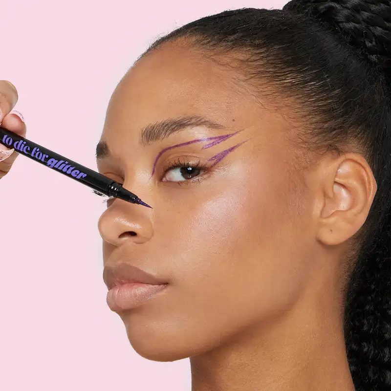 Liquid Eyeliner To Die For Glitter - As if! Kosmetics Krash