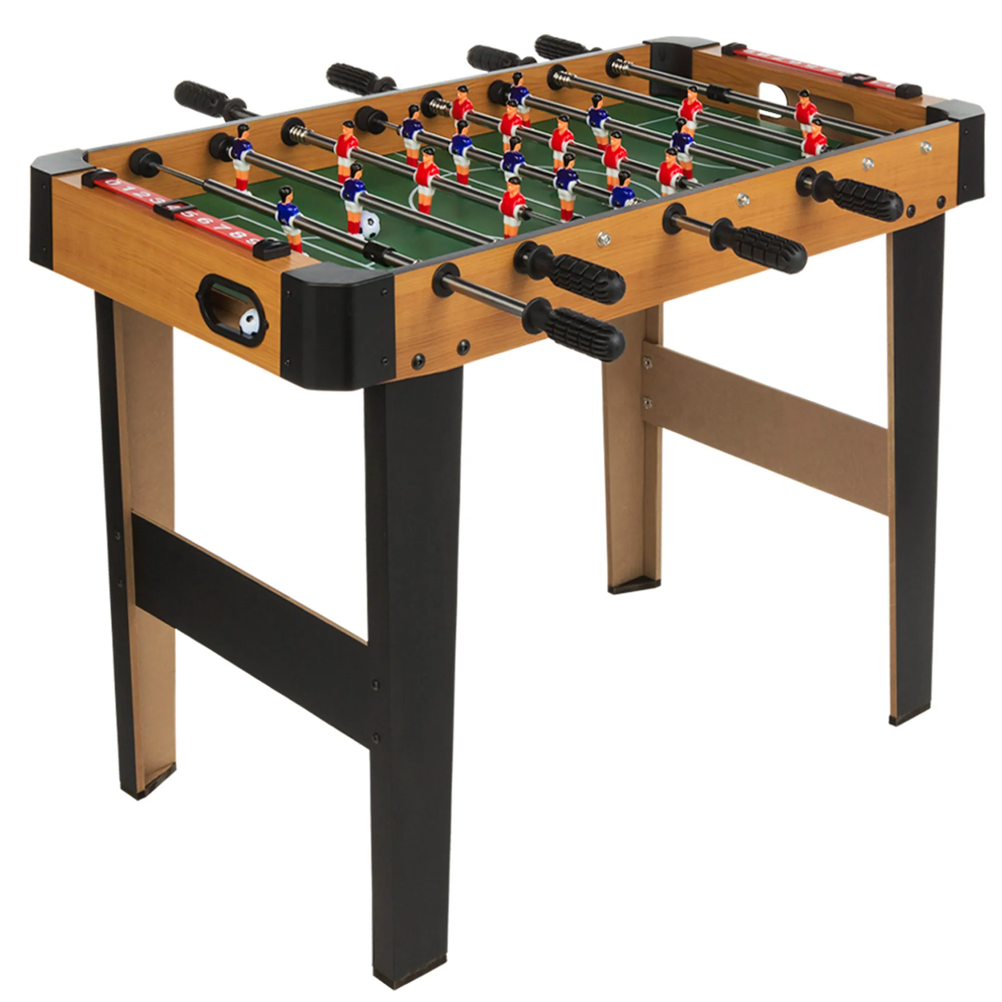 CB Games - Futbolín de madera para niños, con marcadores manuales, para 2-4 jugadores, futbolines para niños, fútbol niño, juguetes 6 años, fácil de montar