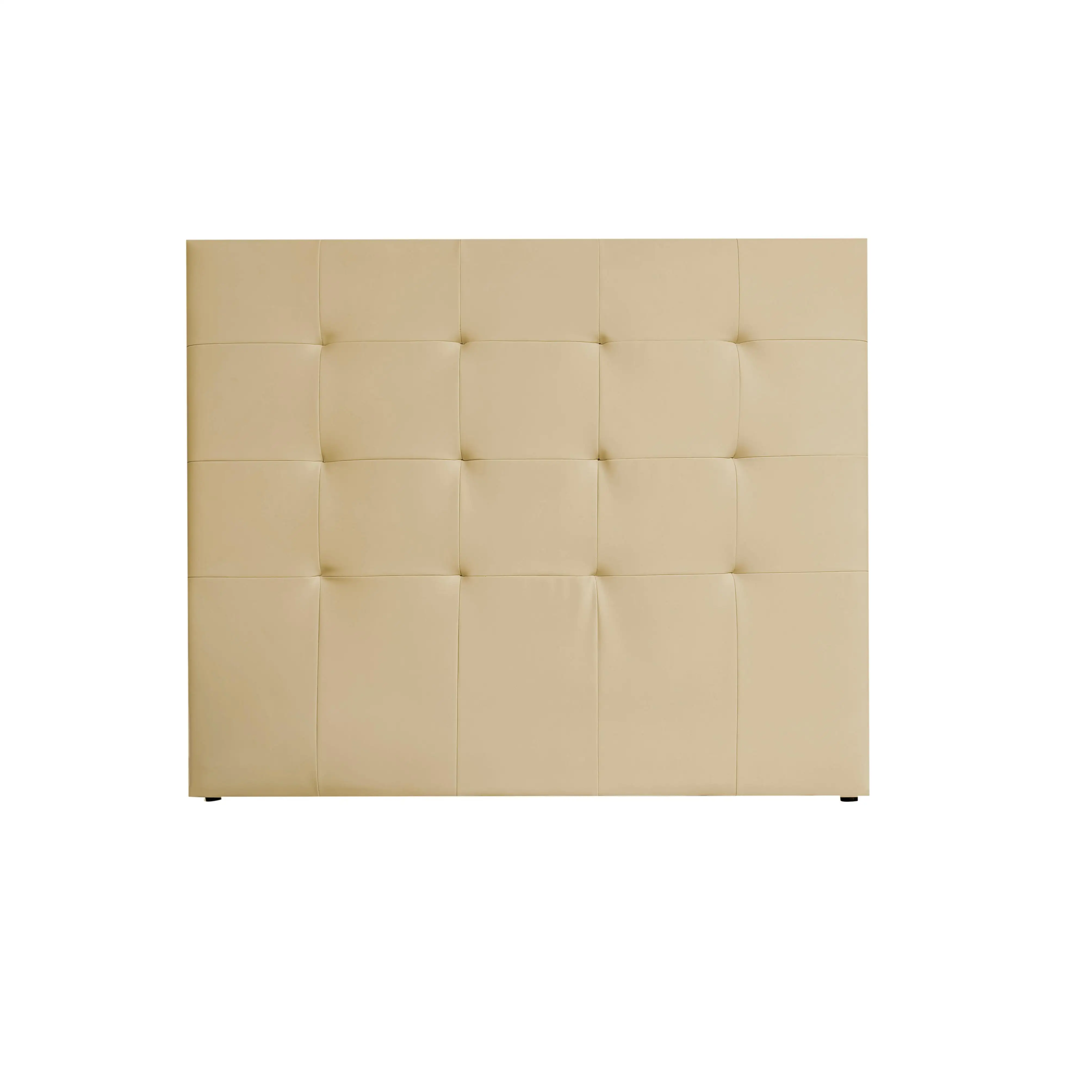 Cabecero matrimonio de 160cm. de ancho tapizado en PU y disponible en tres elegantes colores: beig, blanco y gris. Para camas de 150cm.