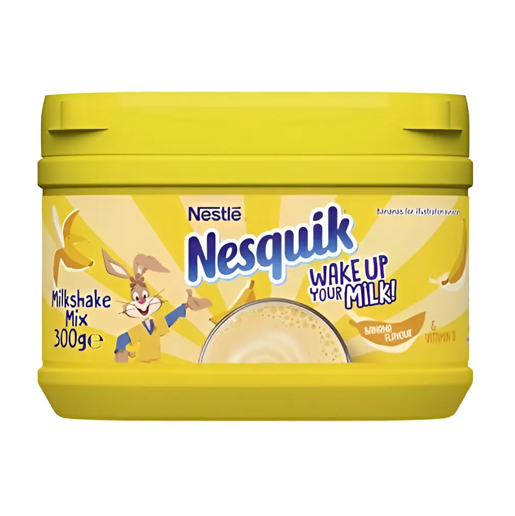Nesquik Nestlé sabor a plátano 300g-Milshake Mix- Banana Flavour