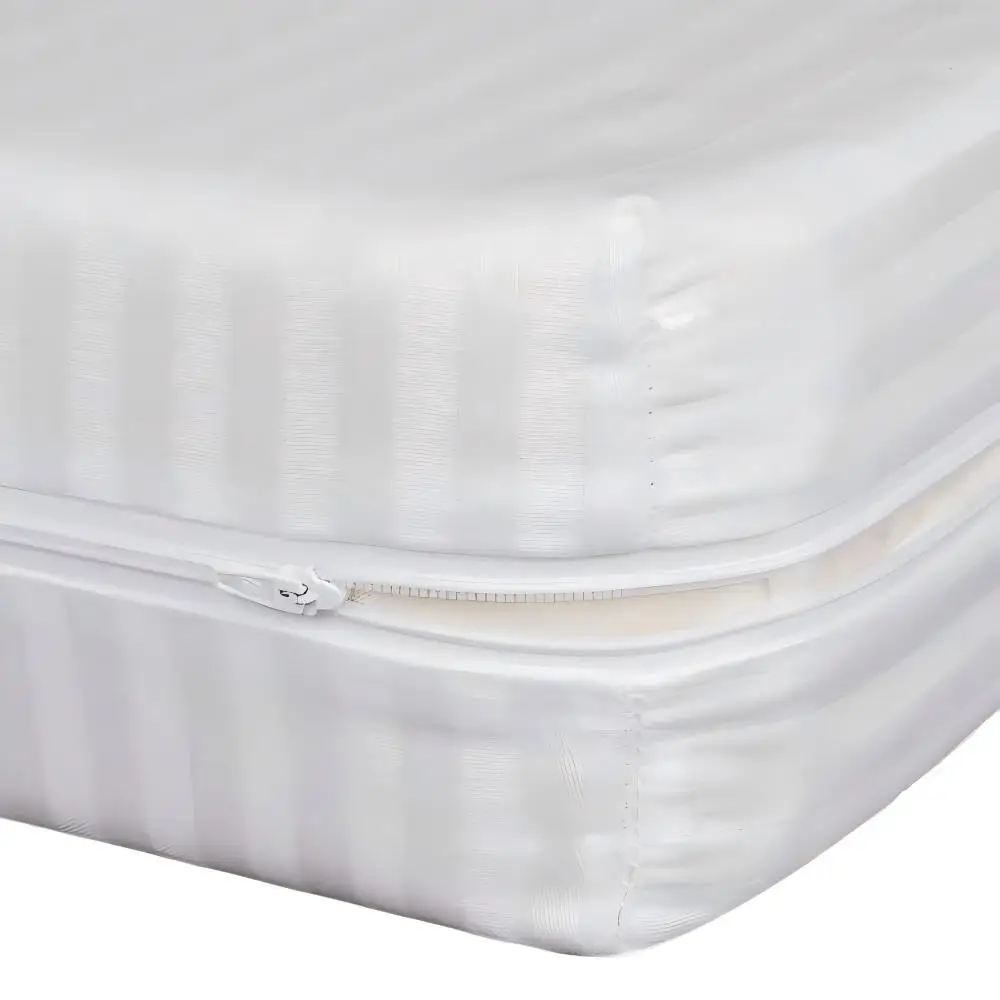 Protector De Colchón Funda Cutí con altura 27cm Transpirable con Cremallera 100 Microfibra, Protector Tacto Liso y Suave