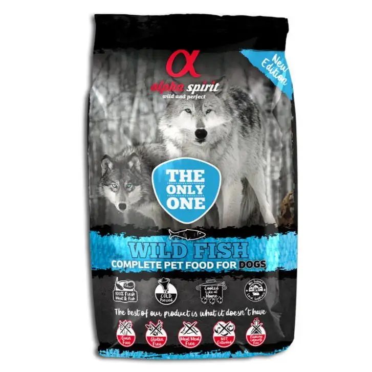 ALPHA SPIRIT Wild Fish - Alimento Completo en Pienso Seco para Perros Adultos de Todas las Razas