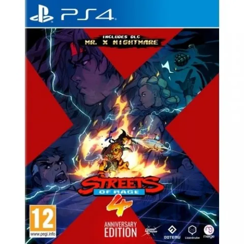 Streets of Rage 4 Anniversary Edition Juego para Consola Sony PlayStation 4, PS4, PAL ESPAÑA