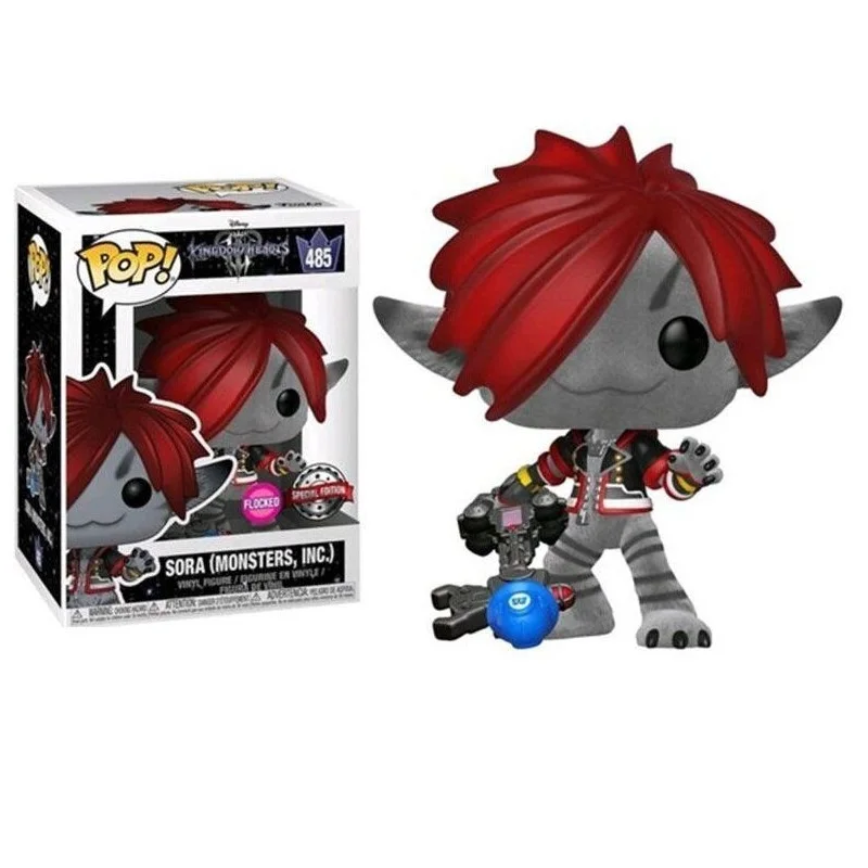 Funko Pop! Disney Kingdom Hearts 3 - Sora (Monstruos S.A.) Flocked Exclusivo, 36225, Nº485