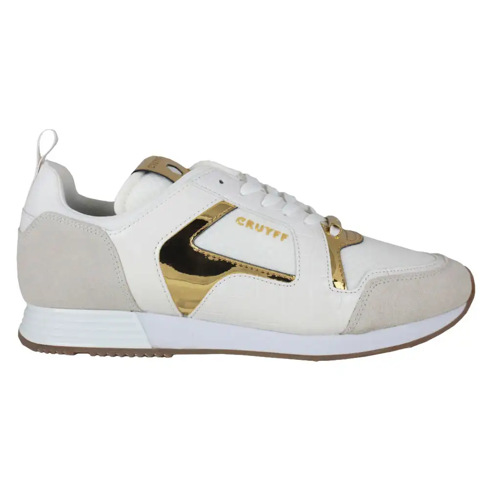 Zapatillas Cruyff Lusso Ornamento Blanco/Gold - Estilo Veraniego con Detalles Árabes