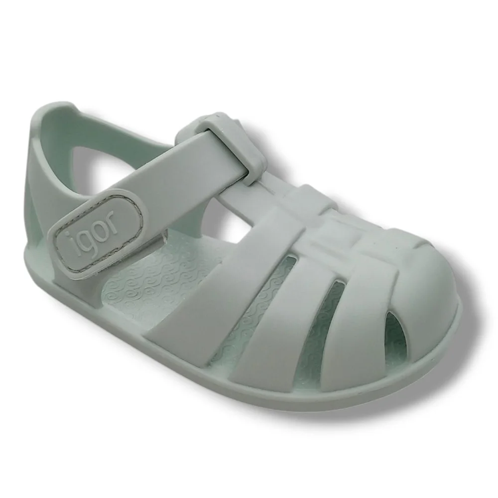 Igor Sandalia Cerrada Cangrejera Respetuosa NEMO SOLID S10324-026 MENTA calzado niños Summer De Agua ROYALE CORDONETS