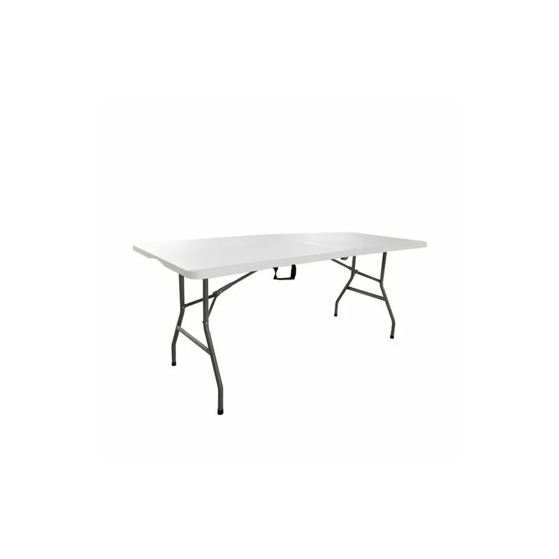 Mesa Plegable de Resina para Jardín 180x74x74 Cm - Resistente y Transportable