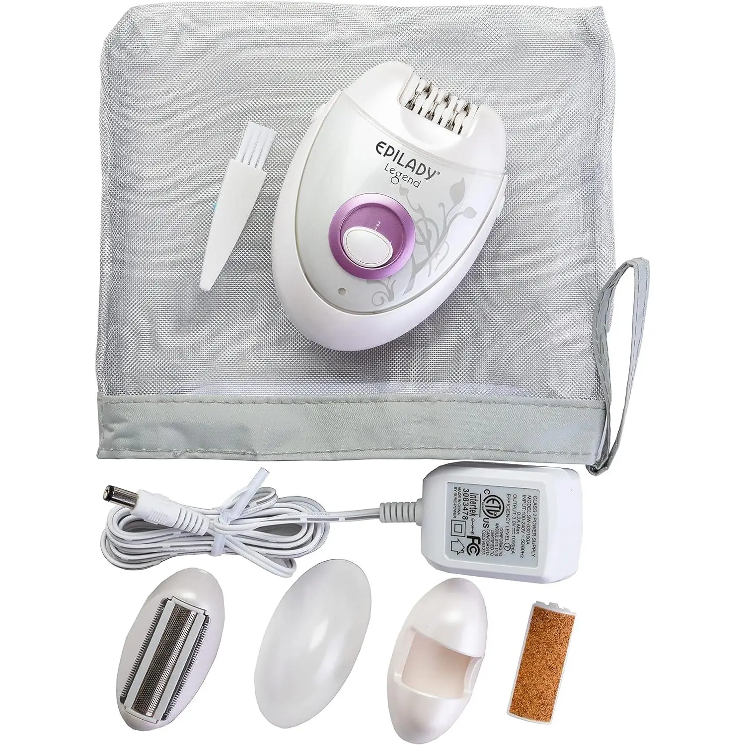 Epilady Legend EP 812 154 Epilator with hair removal head, shaving and exfoliating