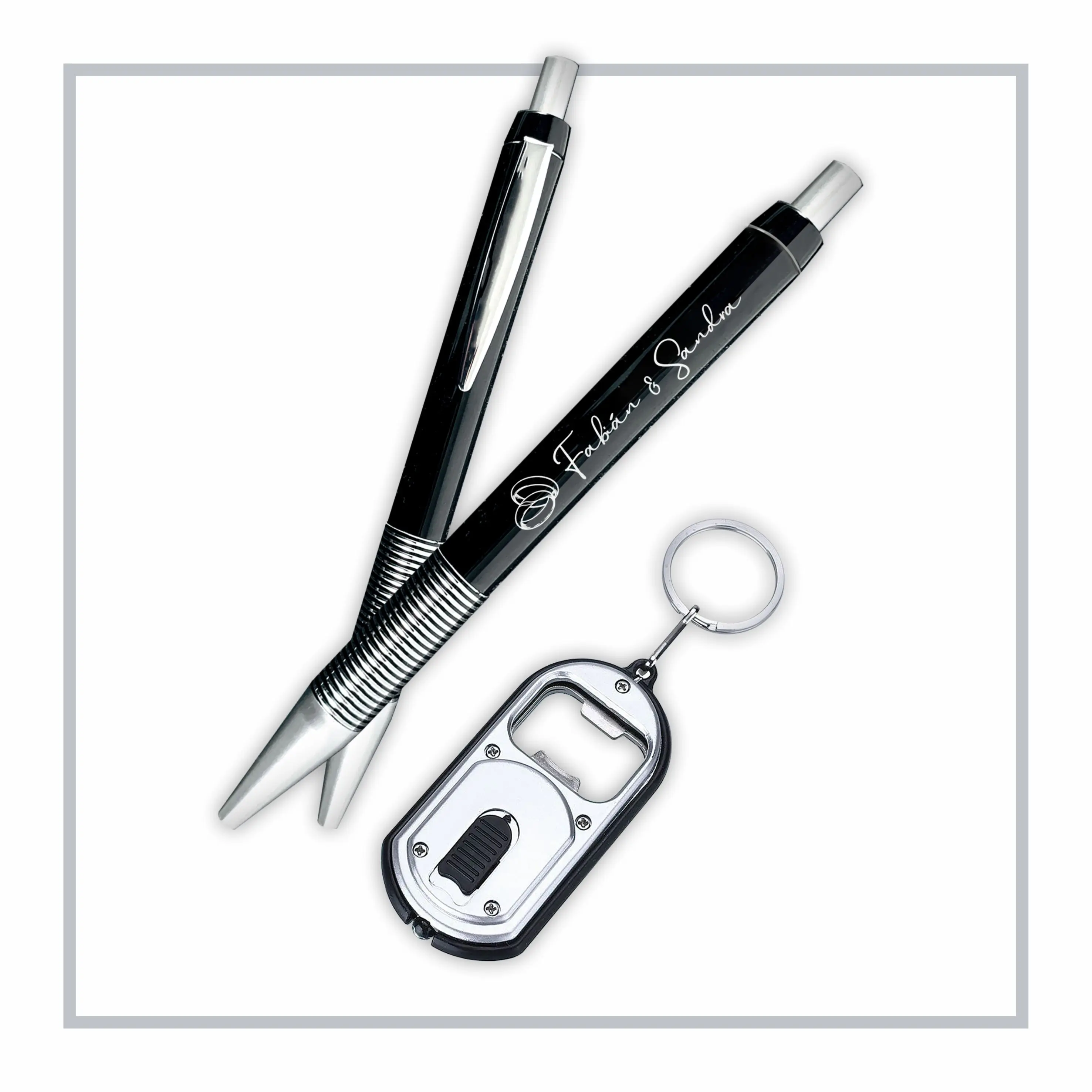 RegaloVip.es - Bolígrafos y linterna, Personalizado, linterna, regalos de boda, regalos para comuniones, regalo para el día del padre, bodas, padrinos, madrinas, bolígrafo personalizado.