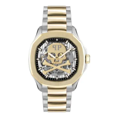 Stainless steel automatic Philipp Plein Spectre Skeleton PWRAA0323 watch