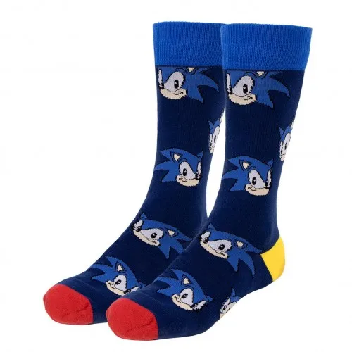 3 pairs PACK of 1884 SONIC socks. Official Product